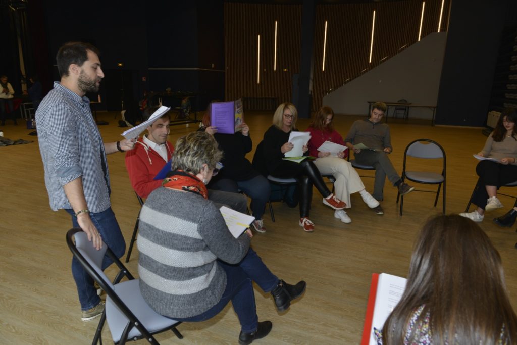 Répétition comédiennes et comédiens