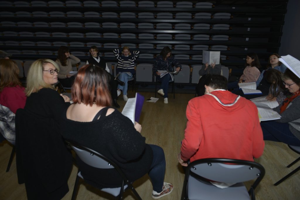 Répétition comédiennes et comédiens